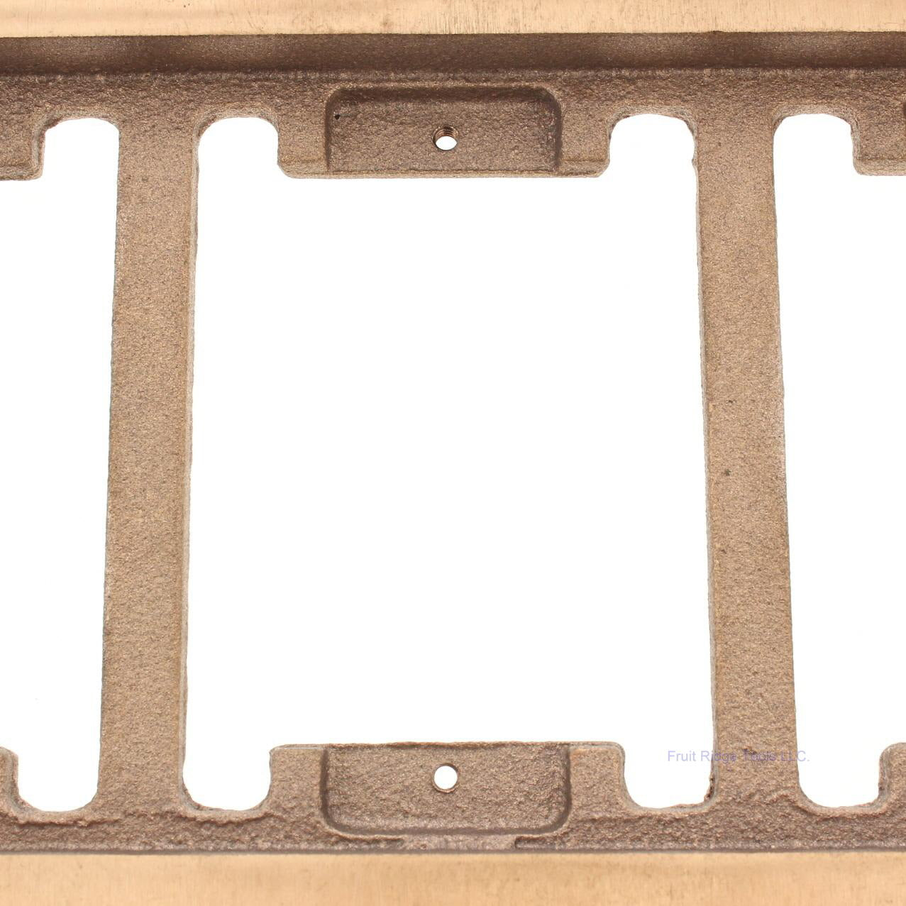 Lew Electric CF-1103-DFB Brass 3-Gang Floor Box Carpet Flange