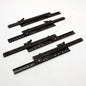 2 Pair 14" Side Mount 80-lb Load Capacity 3/4 Extension Cabinet Drawer Slides