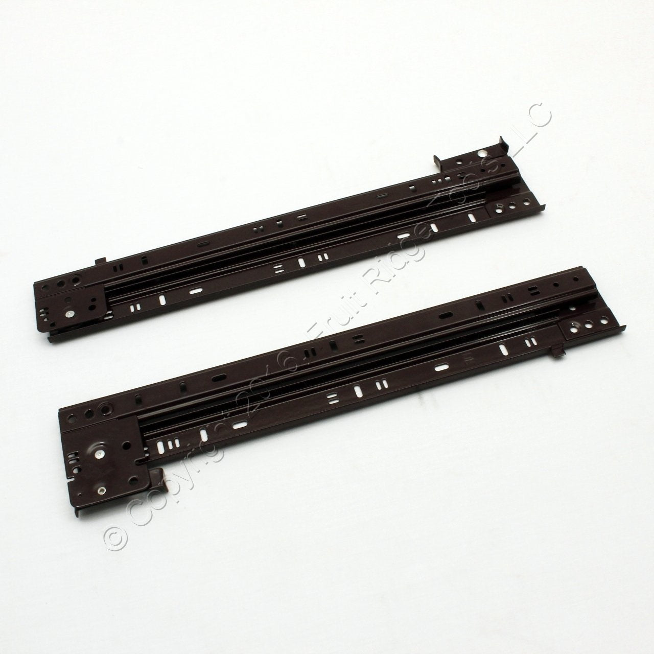 14" Side Mount 80-lb Load Capacity 3/4 Extension Kitchen Cabinet Drawer Slides