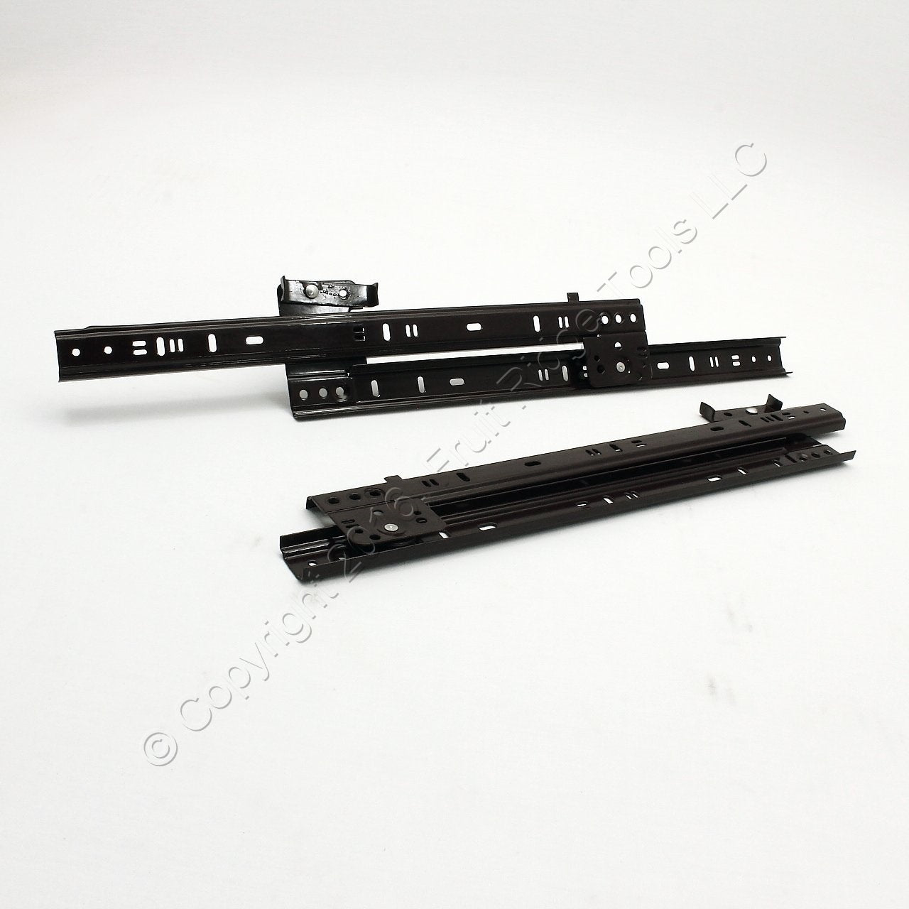 14" Side Mount 80-lb Load Capacity 3/4 Extension Kitchen Cabinet Drawer Slides