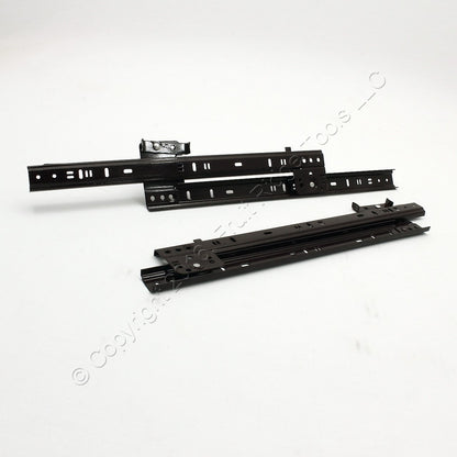 14" Side Mount 80-lb Load Capacity 3/4 Extension Kitchen Cabinet Drawer Slides