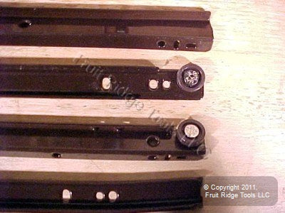 Glide Rite 1831 18" Side Mount 3/4 Extension Kitchen Cabinet Drawer Slides Pair