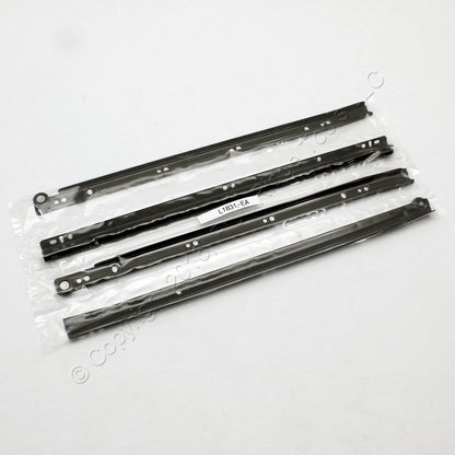 Glide Rite 1831 18" Side Mount 3/4 Extension Kitchen Cabinet Drawer Slides Pair