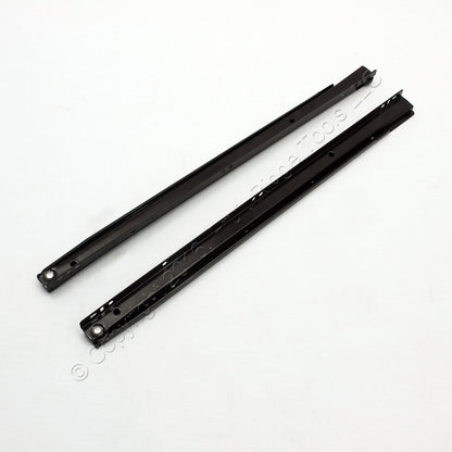 Glide Rite 1831 18" Side Mount 3/4 Extension Kitchen Cabinet Drawer Slides Pair