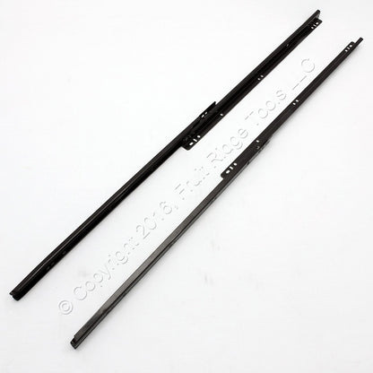 Glide Rite 1831 18" Side Mount 3/4 Extension Kitchen Cabinet Drawer Slides Pair