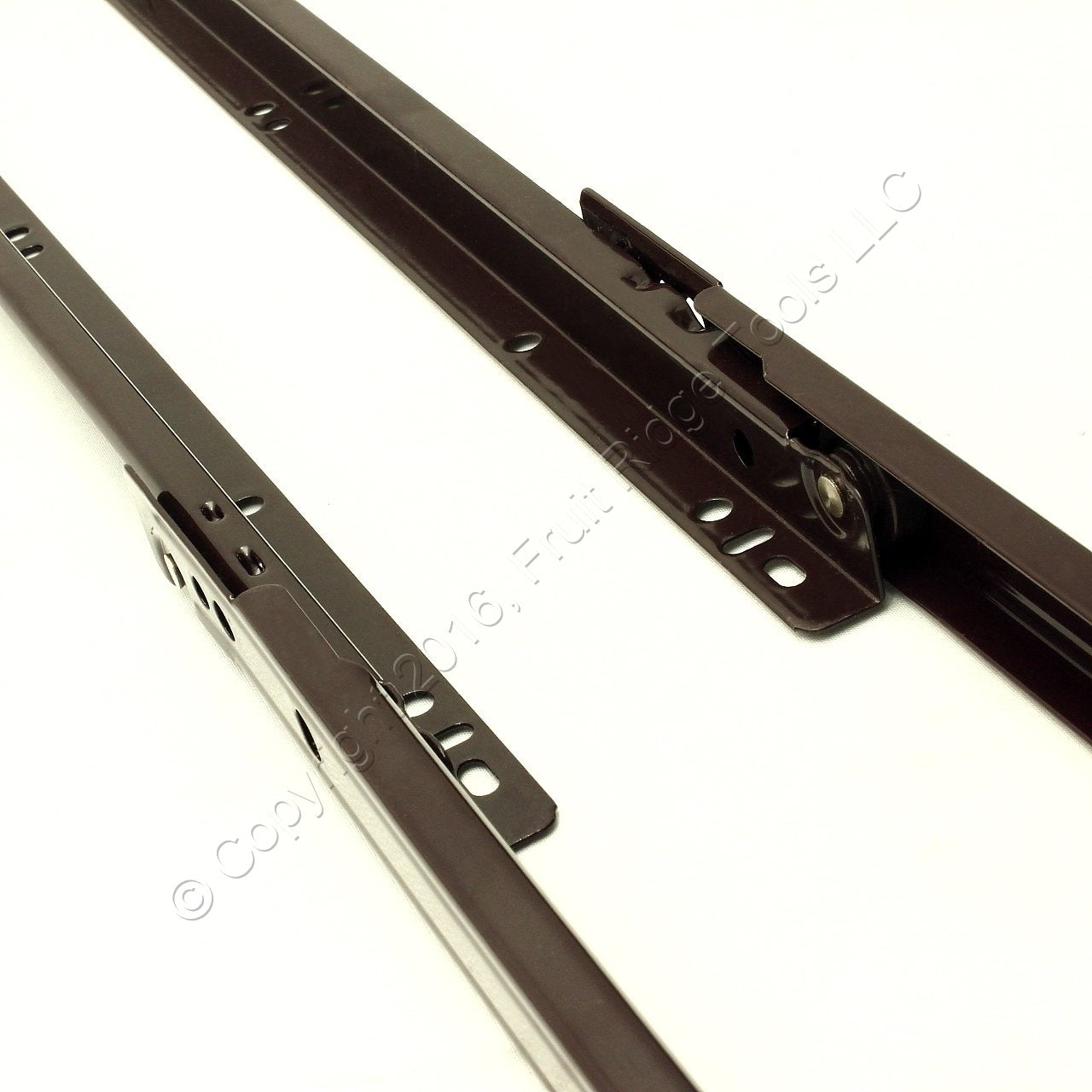 Glide Rite 1831 18" Side Mount 3/4 Extension Kitchen Cabinet Drawer Slides Pair