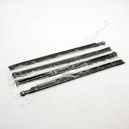 Pair 20" Side Mount 80-lb Load Capacity 3/4 Extension Cabinet Drawer Slides