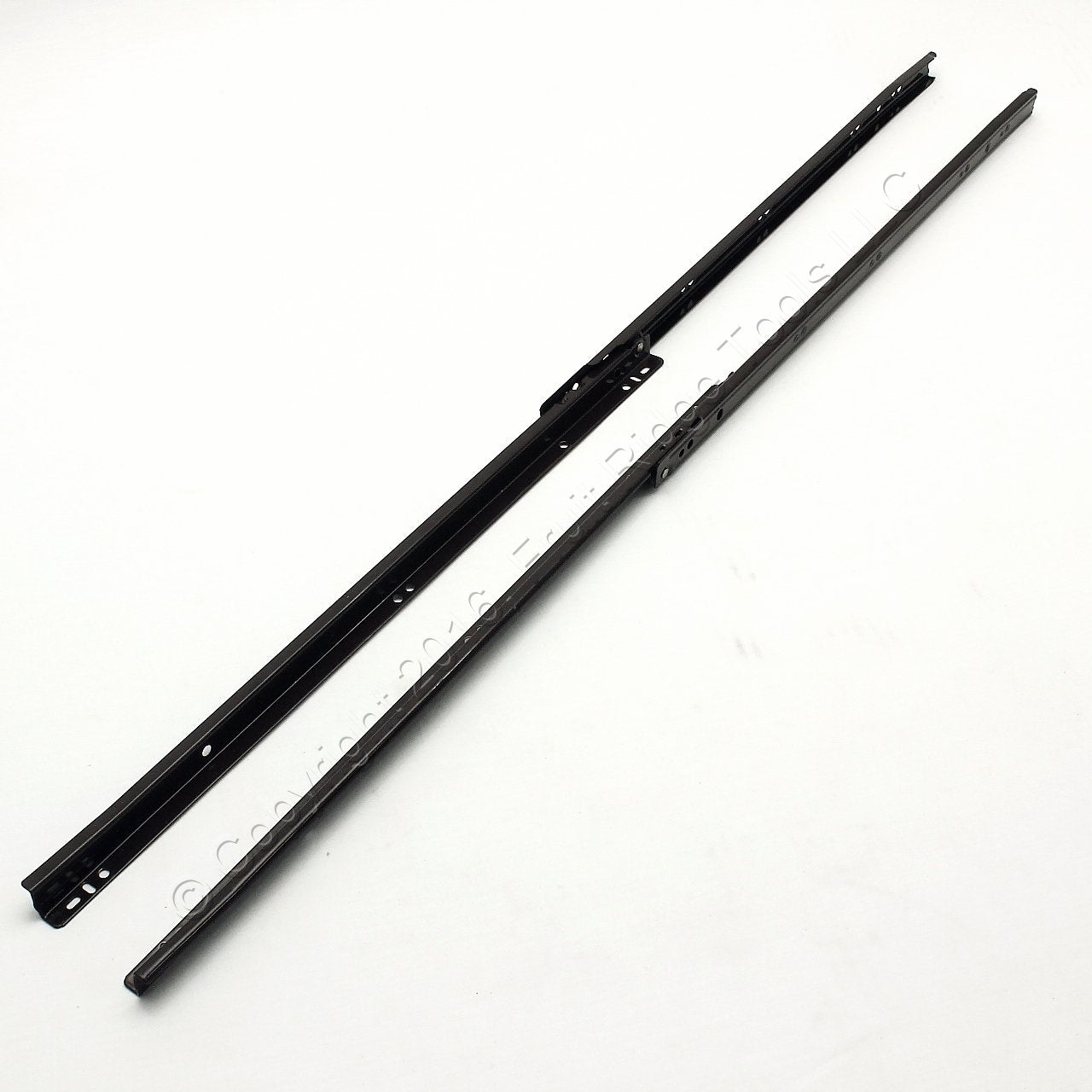 Pair 20" Side Mount 80-lb Load Capacity 3/4 Extension Cabinet Drawer Slides
