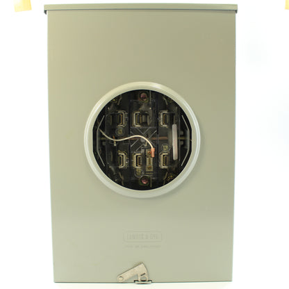 Landis and Gyr 40407-02LL Talon 200A 1-Position Lever Bypass Meter Socket