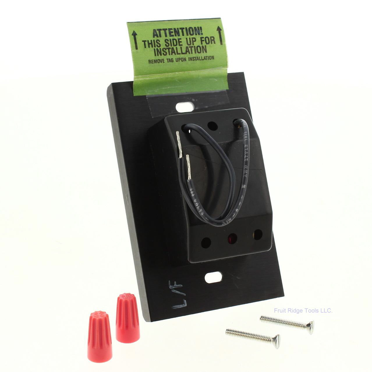 Lightolier P600-R White Precision Single Pole Rotary Switch Wallbox Control