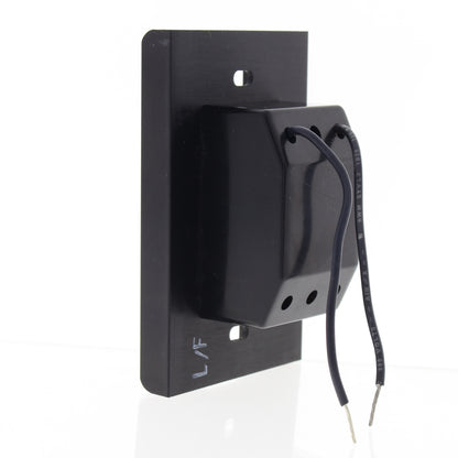 Lightolier P600-R White Precision Single Pole Rotary Switch Wallbox Control