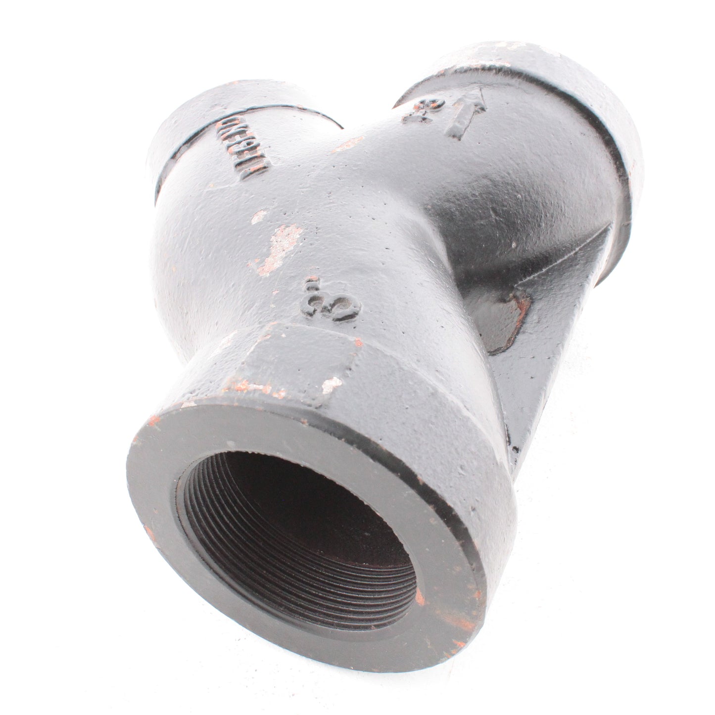 Legend Valve 3" Black T-17 D.I. WYE Y-STRAINER Cast Iron Blemished
