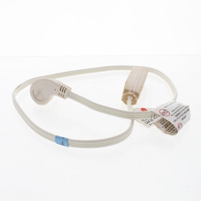 Leviton White Low Profile 3-Outlet Extension Cord 3' 15A 125V Only 1/2" Thick