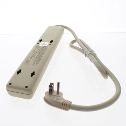 Leviton H1194-003-AS 6-Outlet Surge Protector 1/2" Thick w/ 3ft Cord 210 Joules