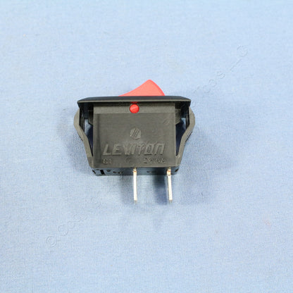 Leviton Black /Red Snap-In Mini Rocker Panel Switch On/Off 20A SPST Micro 100pcs