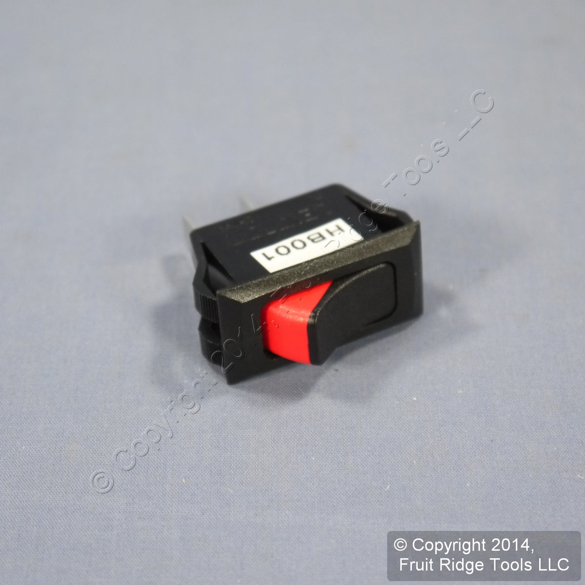 Leviton HB001 Black w/ Red Switch Snap-In Mini Rocker Panel Switches On/Off 10pk