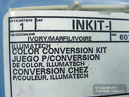Leviton Ivory Color Change Conversion Kit for Illumatech Dimmer Switch INKIT-I