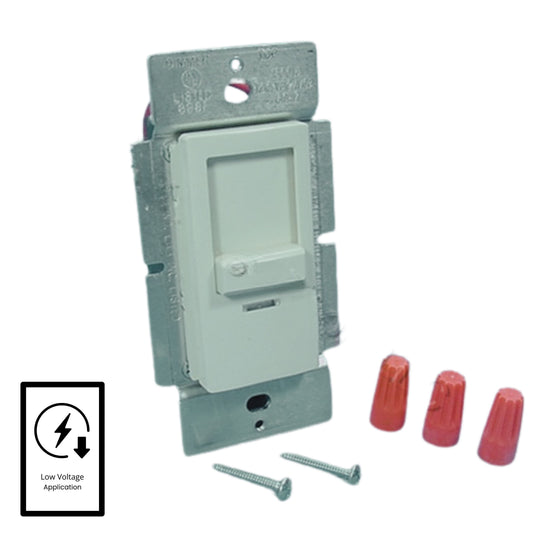 Leviton INM06-1LA Almond Slide Dimmer Switch 600VA Magnetic Low Volt Non-Preset