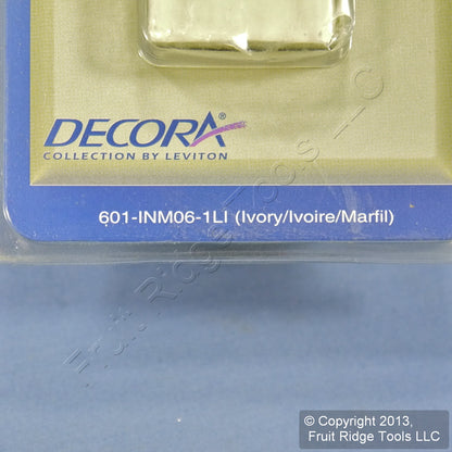 Leviton INM06-1LI Ivory Illumatech Slide Light Dimmer Switch 600W Incandescent