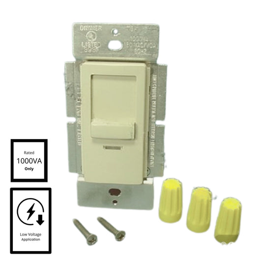 Leviton INM10-1LI Ivory Slide Dimmer Switch 1000VA Magnetic Low Volt Non-Preset