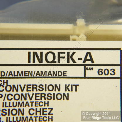 Leviton Almond Illumatech Fan Control Color Change Conversion Kit INQFK-A