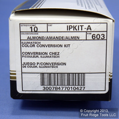 10 Leviton Almond Color Conversion Kits for Illumatech Dimmer Switches IPKIT-A