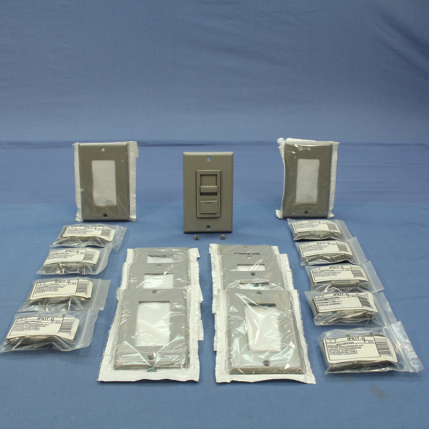 Leviton IPKIT-G Gray Color Conversion Kit for Illumatech Dimmer Switch 10-pack