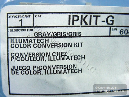 Leviton Gray Color Change Conversion Kit for Illumatech Dimmer Switch IPKIT-G