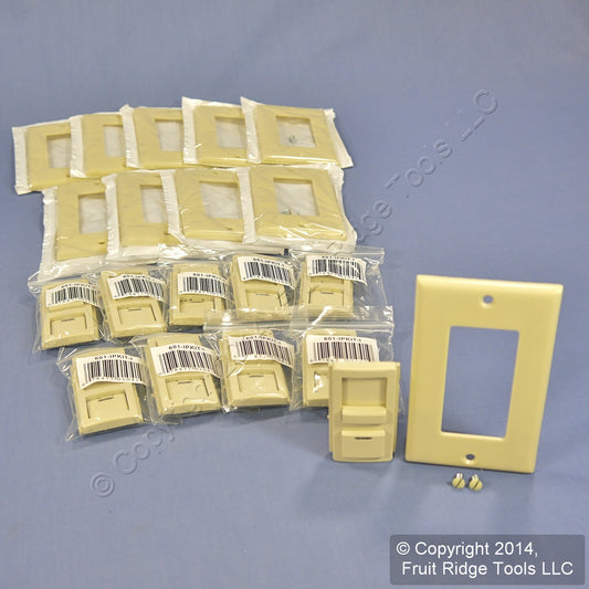 10 Leviton Ivory Color Change Kits for Illumatech Dimmer Switch IPKIT-I