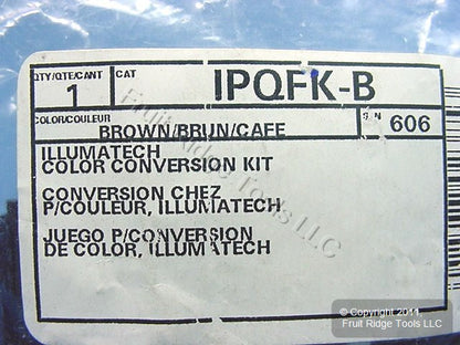 Leviton Brown Color Change Conversion Kit for Illumatech Fan Control IPQFK-B