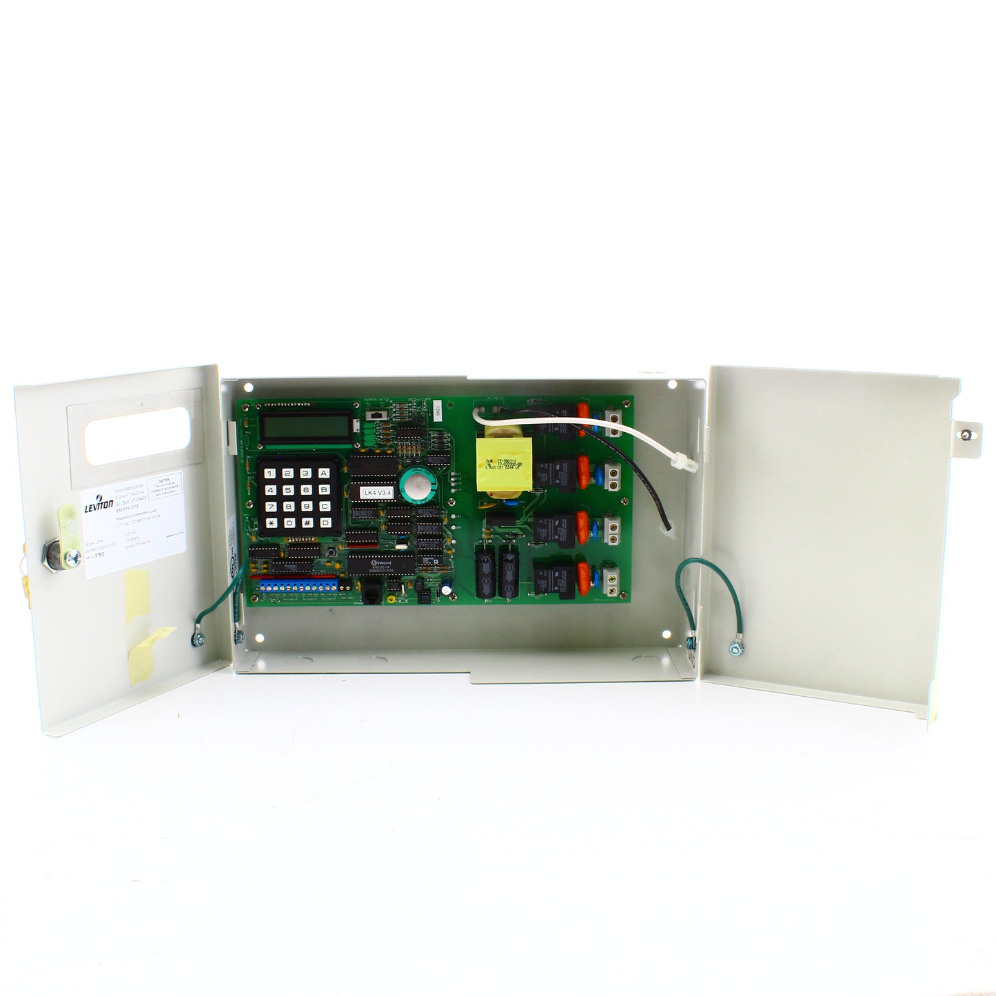 Leviton 01-020312-07 Lite Keeper Model LK4 Stand-Alone Lighting Control Panel