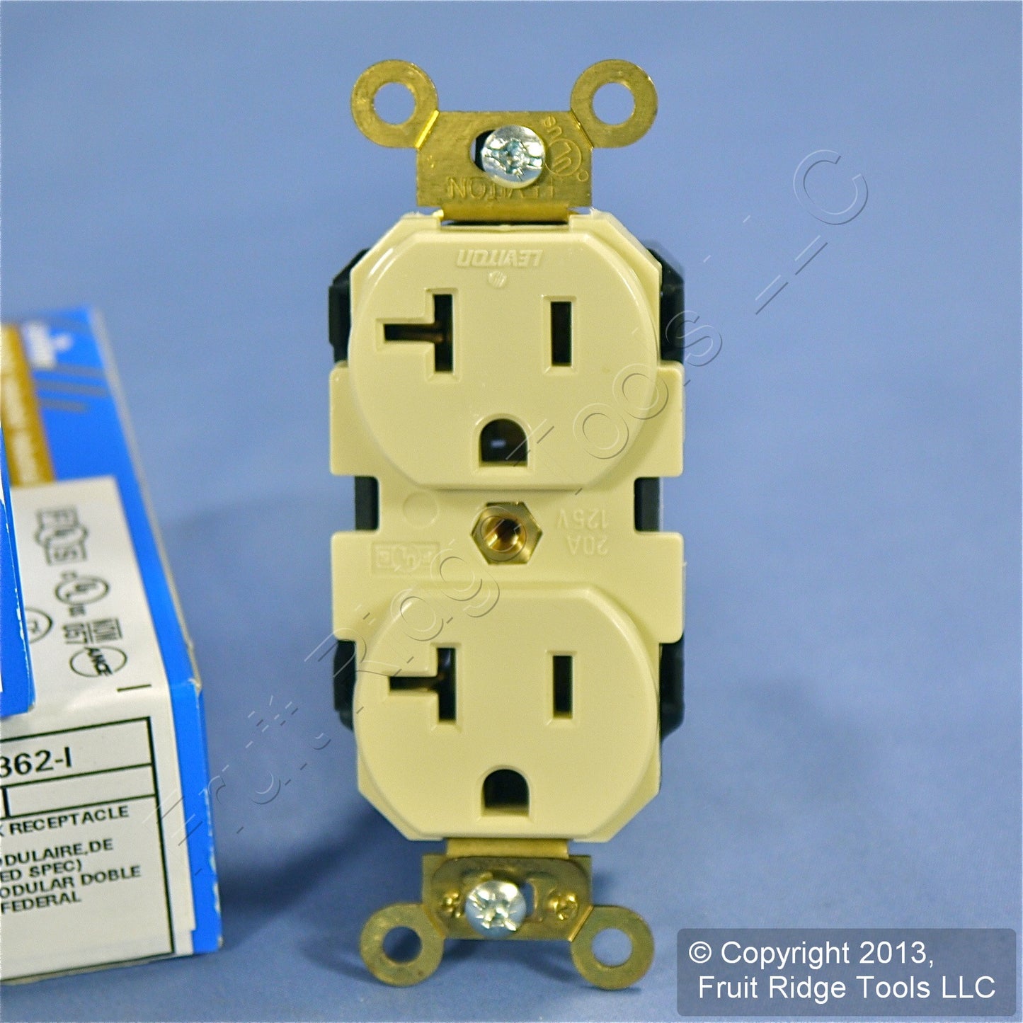 10 Leviton Ivory LEV-LOK Industrial Receptacles Duplex Outlets 20A M5362-I
