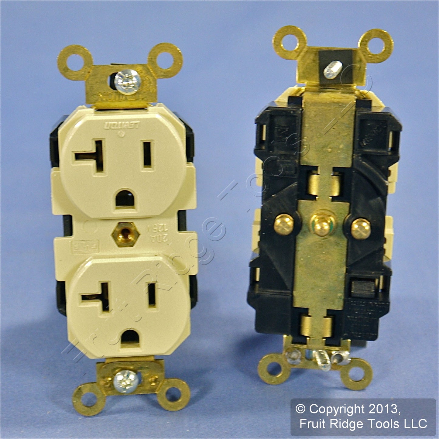 10 Leviton Ivory LEV-LOK Industrial Receptacles Duplex Outlets 20A M5362-I