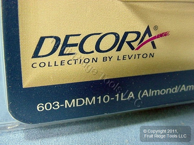 Leviton MDM10-1LA Almond Decora Rocker Dimmer Light Switch Multi-Way 1000W