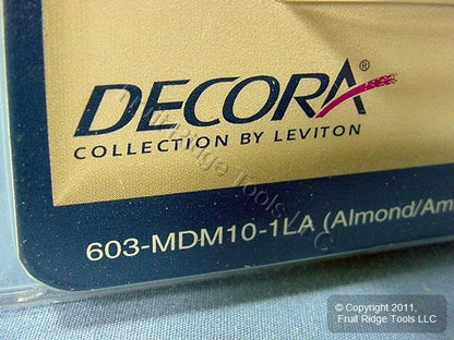 Leviton MDM10-1LA Almond Decora Rocker Dimmer Light Switch Multi-Way 1000W