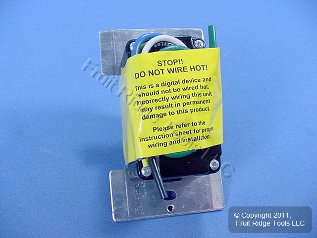 Leviton MLE03-1LW White Mural Dimmer Multi-Way 350VA Electronic Low Volt Preset