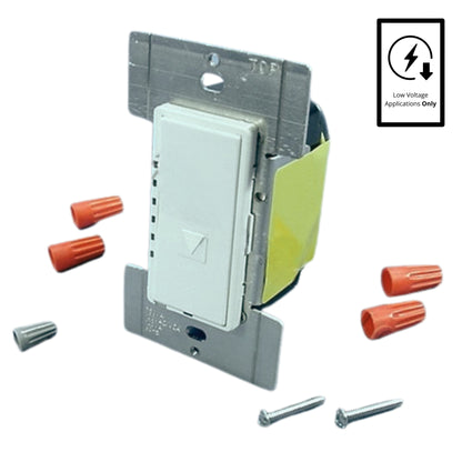 Leviton MLE03-1LW White Mural Dimmer Multi-Way 350VA Electronic Low Volt Preset
