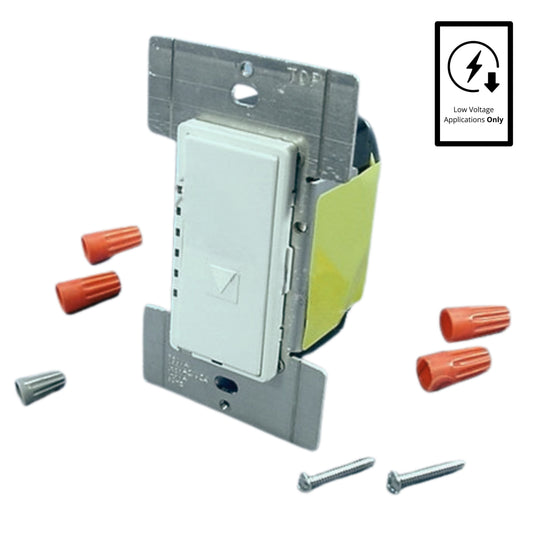 Leviton MLE03-1LW White Mural Dimmer Multi-Way 350VA Electronic Low Volt Preset
