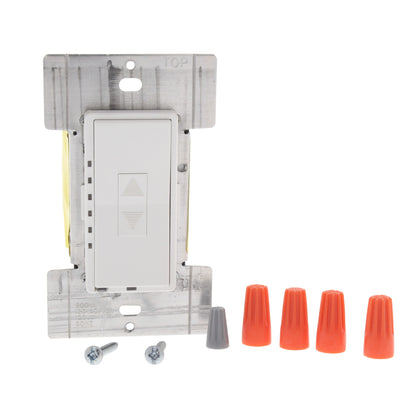 Leviton White Preset Mural Dimmer Switch Multi-Way 600VA Mag Low Volt MLM06-1LW