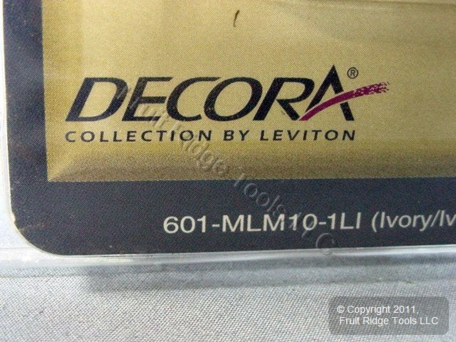 Leviton MLM10-1LI Ivory Dimmer Switch MultiWay Magnetic Low Voltage 1000VA