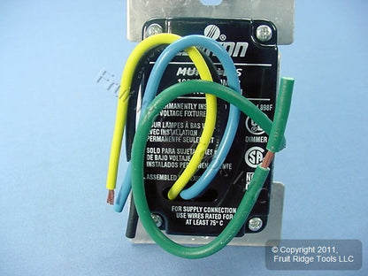 Leviton MLM10-1LI Ivory Dimmer Switch MultiWay Magnetic Low Voltage 1000VA