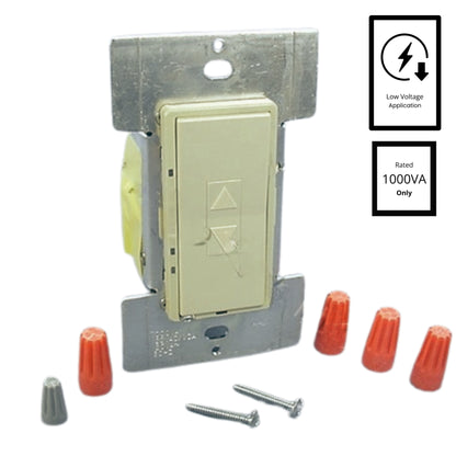 Leviton MLM10-1LI Ivory Dimmer Switch MultiWay Magnetic Low Voltage 1000VA