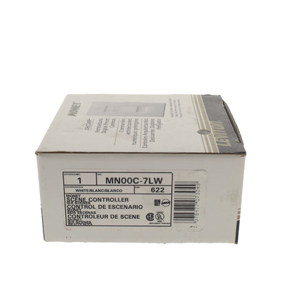Leviton White Monet 6-Scene Dimmer Switch Controller 277V MN00C-7LW