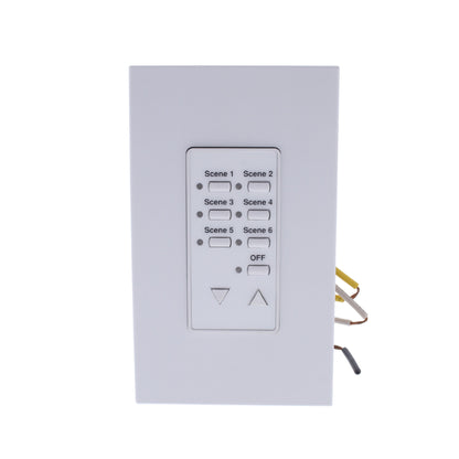 Leviton White Monet 6-Scene Dimmer Switch Controller 277V MN00C-7LW