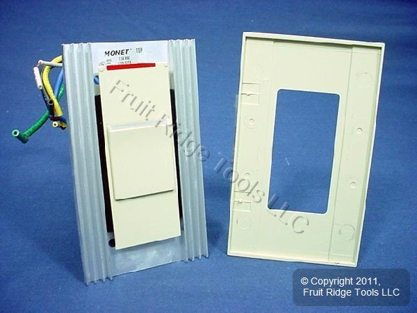 Leviton MNF07-1LI Ivory Monet Slide Ceiling Fan Speed Control 120V 7.5A