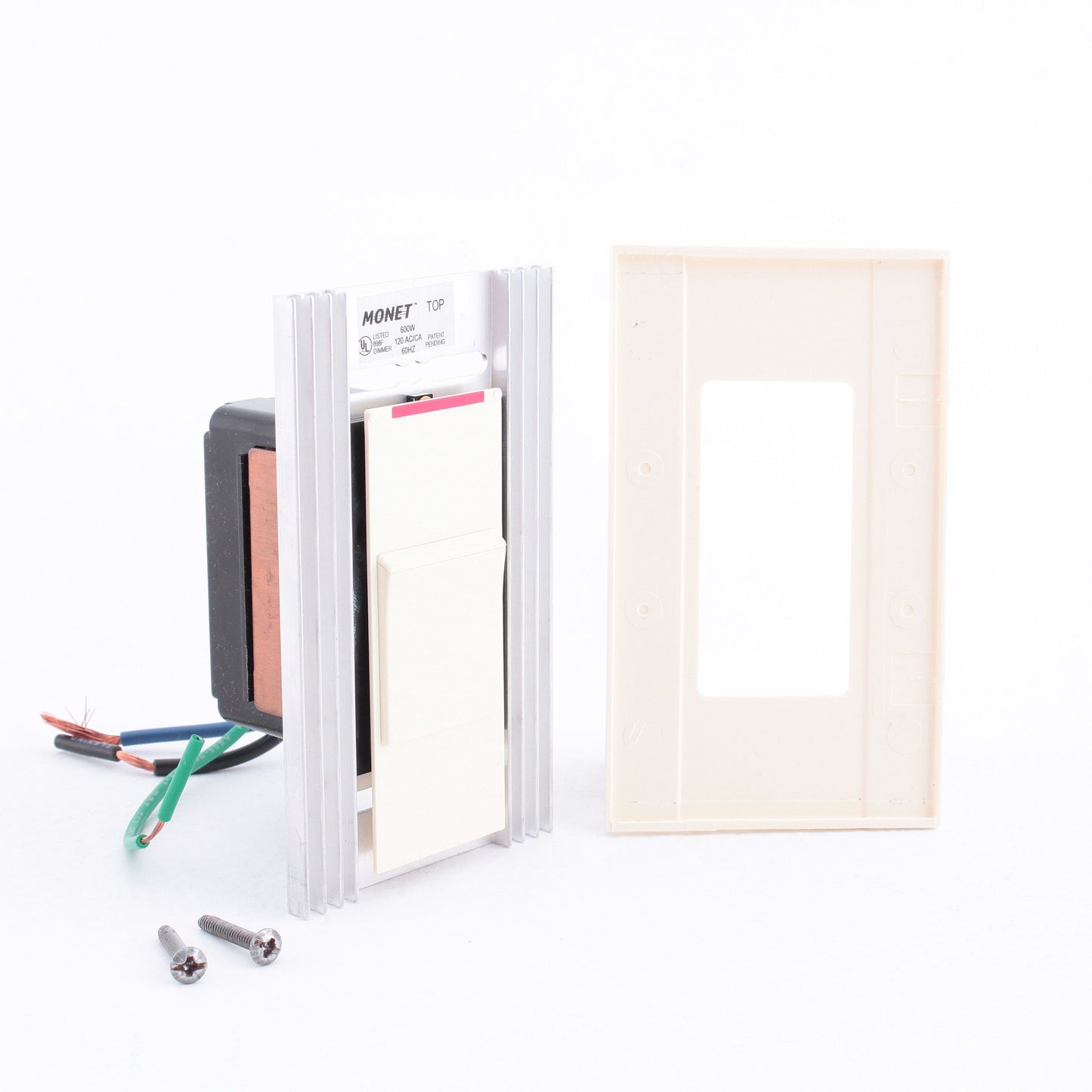 Leviton MNI06-10A Almond Monet Slide Dimmer Switch 600W Incandescent