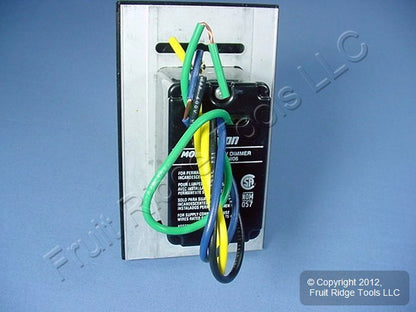 Leviton MNI06-1LE Black Monet Slide Light Dimmer Switch 600W Incandescent