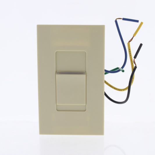 Leviton MNI06-1LI Ivory Monet Slide Light Dimmer Switch 600W Incandescent