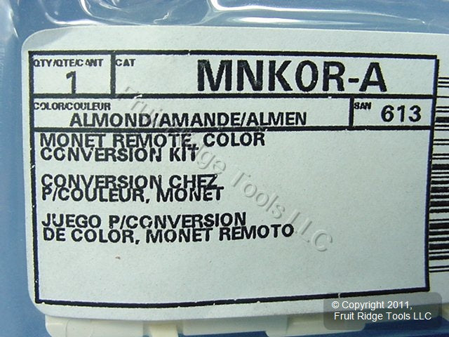 Leviton Almond Color Conversion Kit For Monet Light Dimmer Switch Remote MNK0R-A