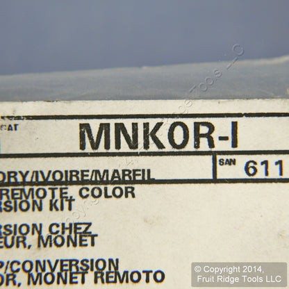 Leviton MNK0R-I Ivory Monet Color Change Kit for Narrow Fin Non-Dimming Remote